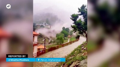 Massive landslide obliterates everything in Parun, Afghanistan