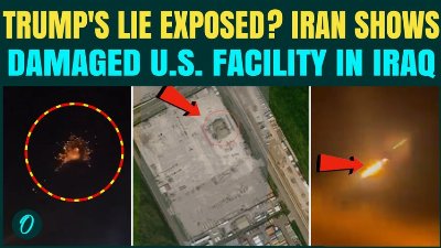 Iran Drops Before-After Satellite Images Of DAMAGED U.S. Facility In Iraq | WATCH