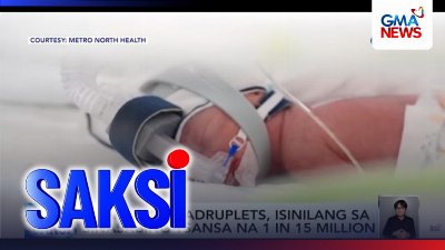 Identical quadruplets, isinilang sa sinasabing tsansa na 1 in 15 million | Saksi