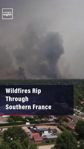 Smoke and Damage as Wildfires Rip Through Southern France