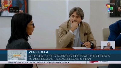 Venezuela | Acting Pres. meets with UN officials for recovery plan