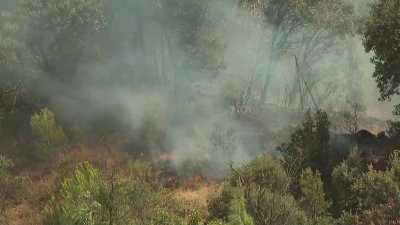 Nuevo incendio den San Martín de Valdeiglesias (Madrid) tras arder un coche
