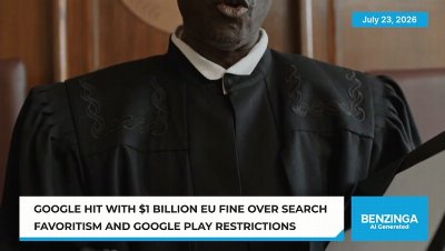 Google Hit With $1B EU Fine