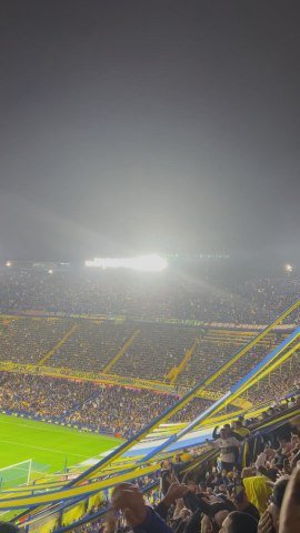 El brutal ambiente en la Bombonera