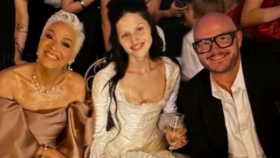 Denise Welch shares behind-the-scenes of Matty Healy and Gabbriette’s wedding