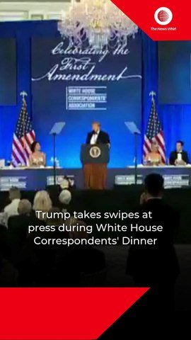 Trump takes swipes at press