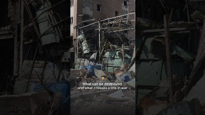 What can be destroyed and what crosses a line in war