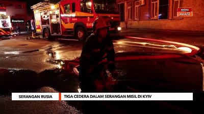 Tiga cedera dalam serangan misil di Kyiv