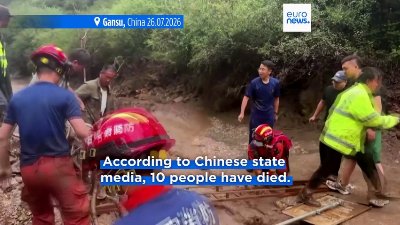 10 killed and nearly two dozen injured after flash floods hit tourist site in northwestern China
