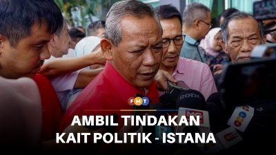 Ambil tindakan pihak kait istana dengan politik, kata Aminuddin