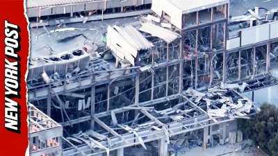 Shopping Mall Collapses in Japan Trapping People Inside After 7.1 Earthquake