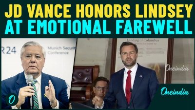 JD Vance Pays Emotional Tribute to Lindsey Graham; Recalls First Meeting With U.S Senator | U.S News
