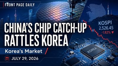 China's Chip Catch-Up Rattles Korea's Market | July 29 2026