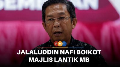 Jemputan saat akhir, Jalaluddin nafi boikot majlis lantik MB